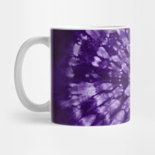 Purple Tie Dye Batik Boho Mug